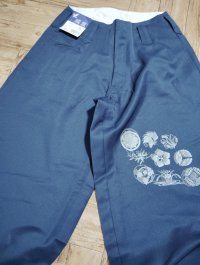 プリント★鳳凰2800【ネイビー、3超ロング八分80cm】