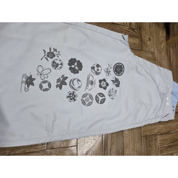 画像1: プリント★寅壱2150【カラー37超超ロング八分90cm】 (1)